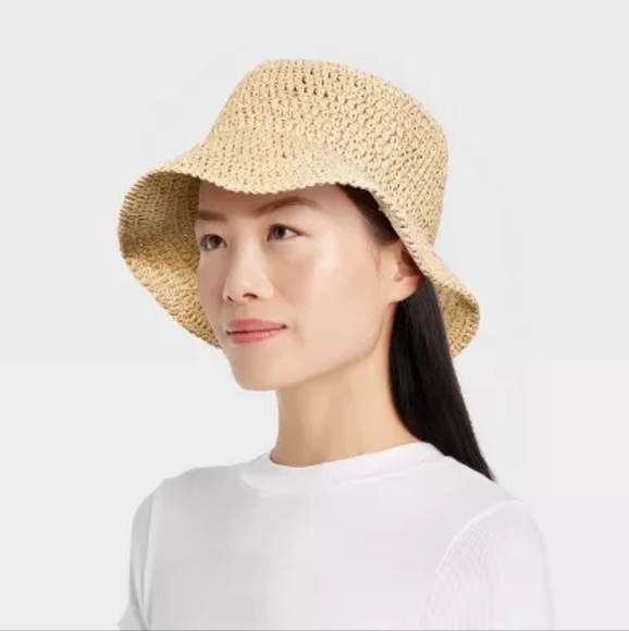 NWT Universal Thread Woven Bucket Hat - Picture 1 of 7
